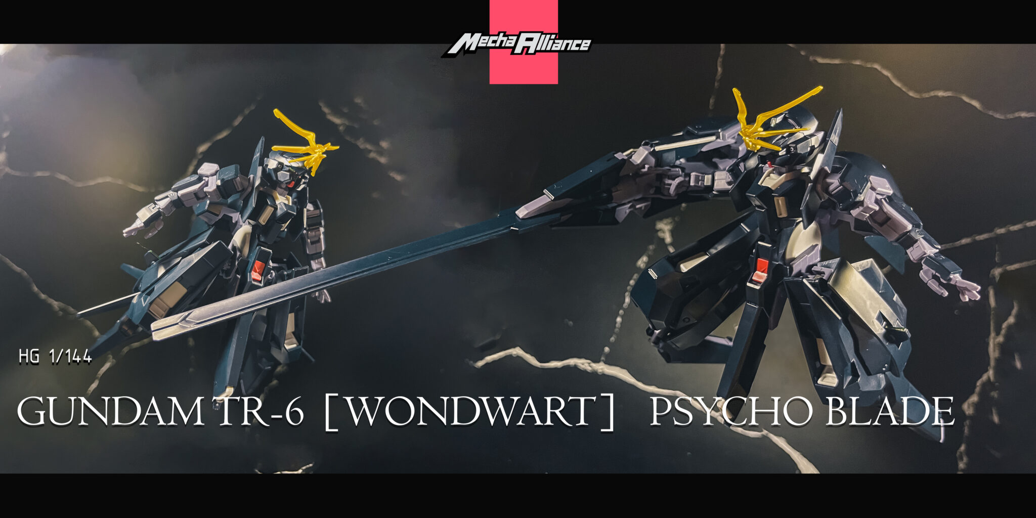 TAMASHI 1/144 HG RX-124 Gundam TR-6 [Woundwort] Psycho Blade Custom (A.O.Z RE-Boot Ver
