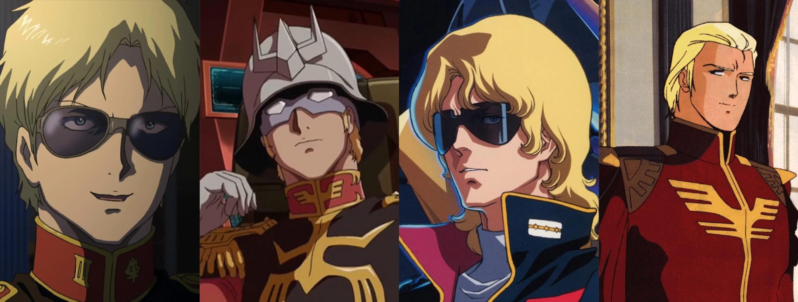 Char with sunglasses ready to spoil me the identity of a certain man later  in UC timeline. : r/Gundam